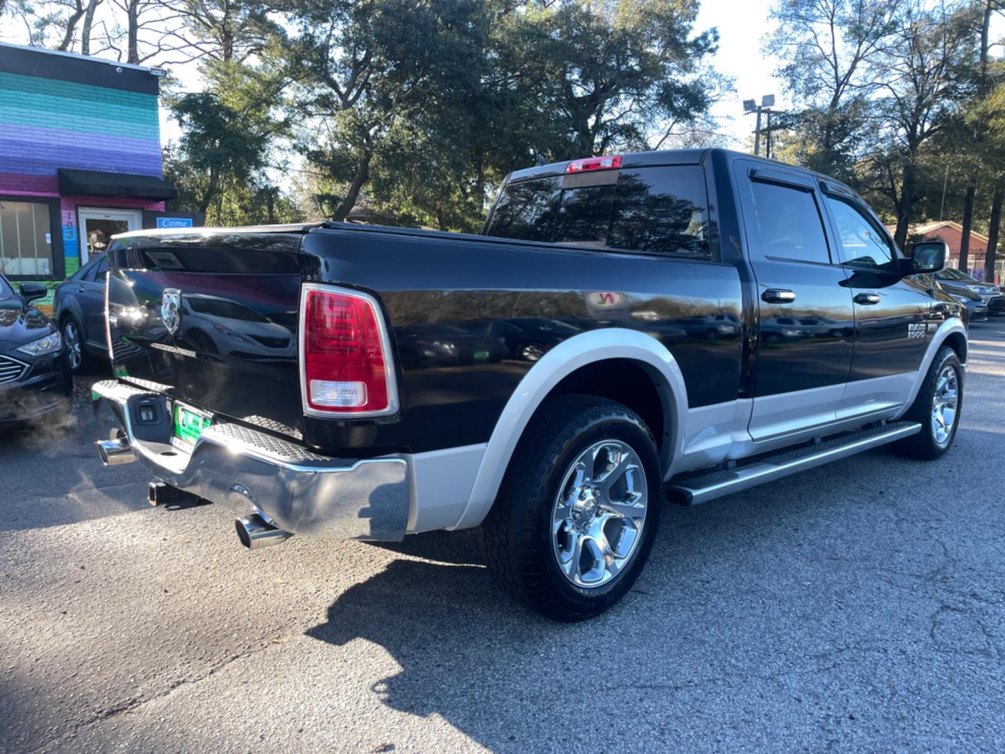 2014 BLACK RAM 1500 LARAMIE (1C6RR6VTXES) with an 5.7L engine, Automatic transmission, located at 5103 Dorchester Rd., Charleston, SC, 29418-5607, (843) 767-1122, 36.245171, -115.228050 - Photo#6